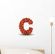 Letter C American Football Wall Decal