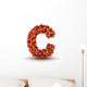 Letter C American Football Wall Decal