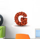 Letter G American Football Wall Decal
