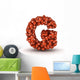 Letter G American Football Wall Decal