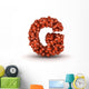 Letter G American Football Wall Decal