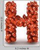 Letter H Football Wall Decal