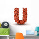 Letter U American Football Wall Decal