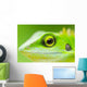 Up Green Lizard Wall Decal