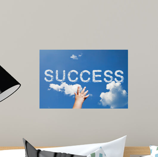 Baby Reach Success Cloud Wall Decal