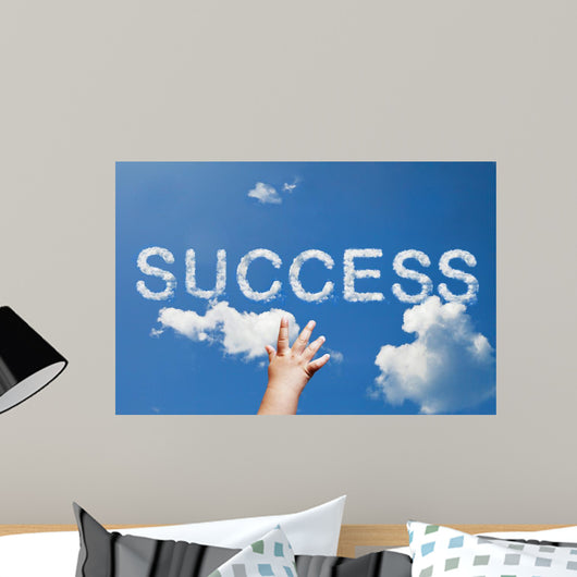 Baby Reach Success Cloud Wall Decal