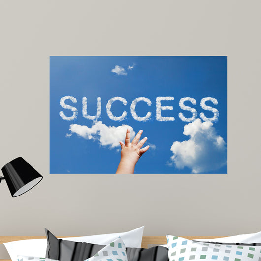 Baby Reach Success Cloud Wall Decal