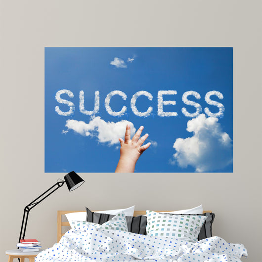 Baby Reach Success Cloud Wall Decal
