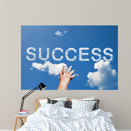 Baby Reach Success Cloud Wall Decal