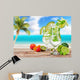 Mojito Drinks with Blur Wall Decal