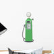Antique Green Gas Pump Wall Decal