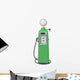 Antique Green Gas Pump Wall Decal