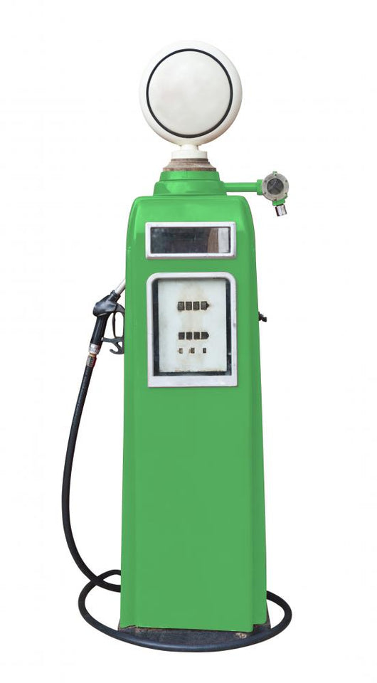 Antique Green Gas Pump Wall Decal