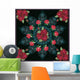 Square Decoration with Dark Wall Decal