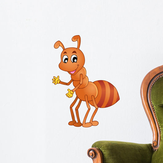 Cartoon Smiling Ant Wall Decal