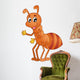 Cartoon Smiling Ant Wall Decal