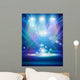 Magic Spotlights with Blue Wall Decal