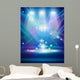 Magic Spotlights with Blue Wall Decal
