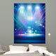 Magic Spotlights with Blue Wall Decal