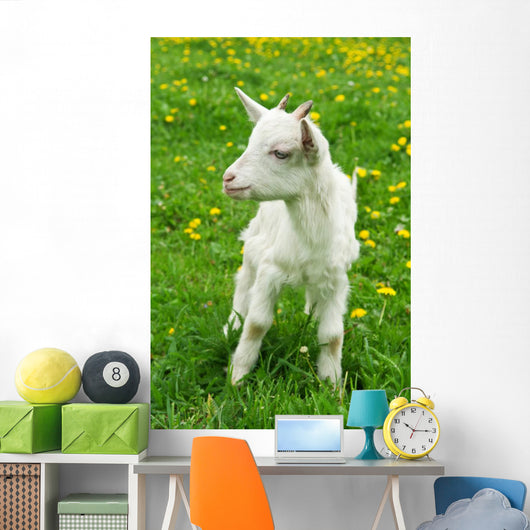 Little White Goat Wall Decal