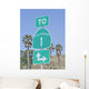 Road Sign Highway One California Wall Decal