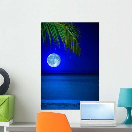 Beach Midnight with Full Wall Decal