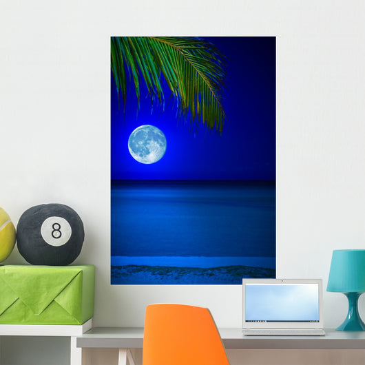 Beach Midnight with Full Wall Decal
