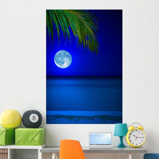 Beach Midnight with Full Wall Decal