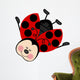 Ladybug Happy Flying Wall Decal