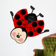 Ladybug Happy Flying Wall Decal