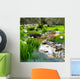 Garden with Pond Asian Wall Decal