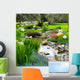 Garden with Pond Asian Wall Decal