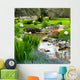 Garden with Pond Asian Wall Decal