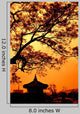 Republic Korea Pagoda Wall Decal