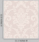 Seamless Damask Pattern Wall Decal