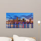 Miami Night Scene Wall Decal