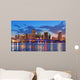 Miami Night Scene Wall Decal