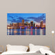 Miami Night Scene Wall Decal