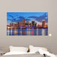Miami Night Scene Wall Decal