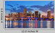 Miami Night Scene Wall Decal