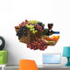 Wine and Grapes Wall Decal