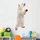Polar Bear Cub Standing on Hind Legs Wall Decal
