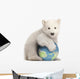 Polar Bear Globe Wall Decal