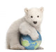 Polar Bear Globe Wall Decal