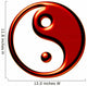 Yin-yang Symbol Harmony Wall Decal