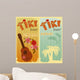 Two Cards for Tiki Wall Decal