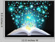 Magic Book with Letters Wall Decal