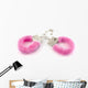 Pink Handcuffs Wall Decal