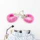 Pink Handcuffs Wall Decal