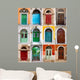 Photo Collage Colorful Front Wall Decal